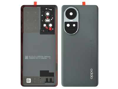 Oppo Reno10 5G - Back Cover + Camera Lens + Adhesives Silvery Grey