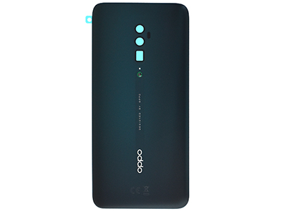 Oppo Reno 10x Zoom - Cover Batteria + Vetrino Camera + Adesivi Ocean Green