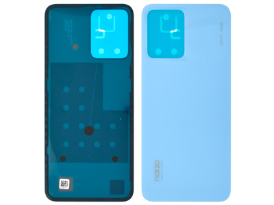Realme Realme Narzo 50A Prime - Cover Batteria + Adesivi Flash Blue