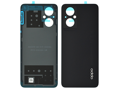 Oppo Reno8 Lite 5G - Cover Batteria + Adesivi Cosmic Black