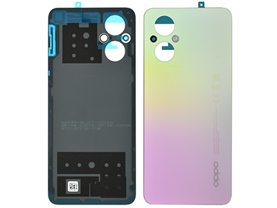Oppo Reno8 Lite 5G - Cover Batteria + Adesivi Rainbow Spectrum
