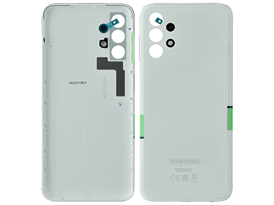 Samsung SM-A137 Galaxy A13 - Cover Batteria + Tasto Volume White