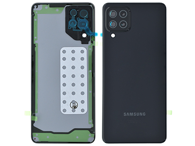 Samsung SM-A225 Galaxy A22 - Cover Batteria + Vetrino Camera + Adesivi Black