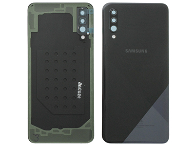 Samsung SM-A307 Galaxy A30s - Cover Batteria + Vetrino Camera + Adesivo Nero