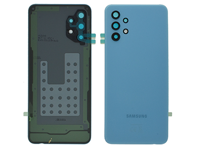 Samsung SM-A326 Galaxy A32 5G - Cover Batteria + Cover Camera completo + Adesivi Blue