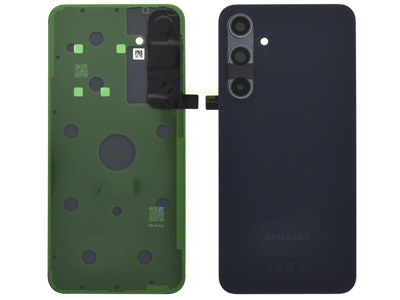 Samsung SM-A356 Galaxy A35 5G - Back Cover + Camera Lens + Adhesives Awesome Navy