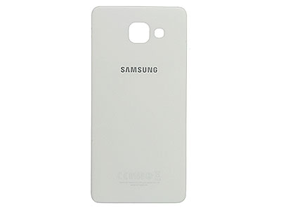 Samsung SM-A510 Galaxy A5 2016 - Guscio Batteria in vetro Bianco