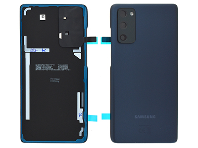 Samsung SM-G780F Galaxy S20 FE - Cover Batteria + Vetrino Camera + Adesivi Cloud Navy