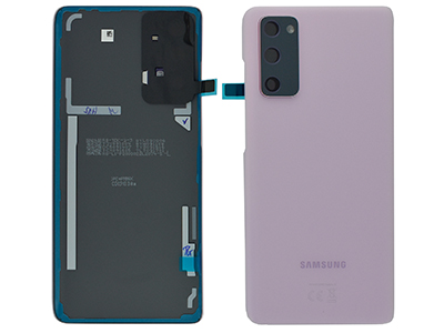 Samsung SM-G780G Galaxy S20 FE - Cover Batteria + Vetrino Camera + Adesivi Cloud Lavender