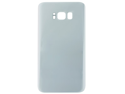 Samsung SM-G955 Galaxy S8+ - Cover Batteria No Vetrino Silver  **NO LOGO**
