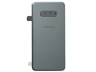 Samsung SM-G970 Galaxy S10e - Cover Batteria in vetro + Vetrino Camera Prism Black