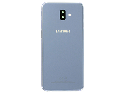 Samsung SM-J610 Galaxy J6+ - Cover Batteria + Vetrino Camera + Tasti Laterali Grigio