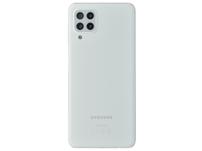 Samsung SM-M225 Galaxy M22 - Cover Batteria + Vetrino Camera + Tasti Laterali White
