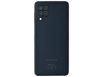 Samsung SM-M225 Galaxy M22 - Cover Batteria + Vetrino Camera + Tasti Laterali Black