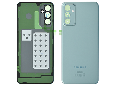 Samsung SM-M236 Galaxy M23 5G - Cover Batteria + Vetrino Camera + Adesivi Light Blue