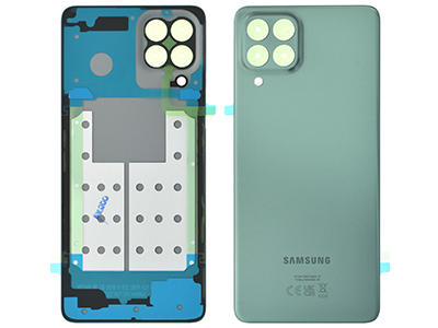 Samsung SM-M536 Galaxy M53 5G - Cover Batteria + Vetrino Camera + Adesivi Green