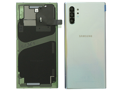 Samsung SM-N975 Galaxy Note 10+ - Cover Batteria in vetro + Vetrino Camera + Adesivi Aura Glow