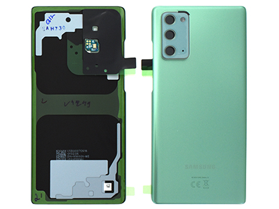 Samsung SM-N980 Galaxy Note 20 - Cover Batteria + Vetrino Camera + Adesivi + Microfono Mystic Green