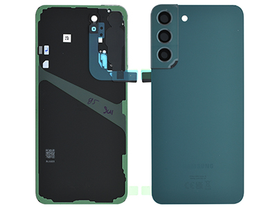Samsung SM-S906 Galaxy S22+ - Cover Batteria + Vetrino Camera + Adesivi Green