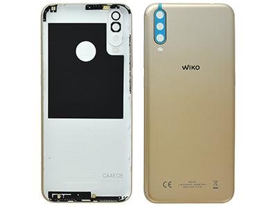 Wiko View 4 Lite - Cover Batteria + Tasti Laterali Deep Gold