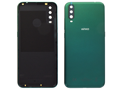Wiko View 4 Lite - Cover Batteria + Tasti Laterali Deep Green