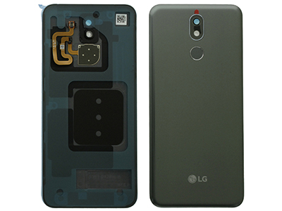 Lg LMX420EMW K40 Dual Sim - Cover Batteria + Lettore Impronta + Vetrino Camera Platinum
