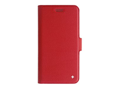 Nokia 950 Lumia 4G LTE - Universal PU Leather Case size L up to 5.0'' Red