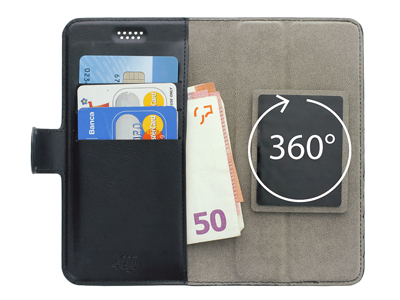 Motorola Moto G6 Plus - Custodia EcoPelle Universale taglia XL fino a 5.5