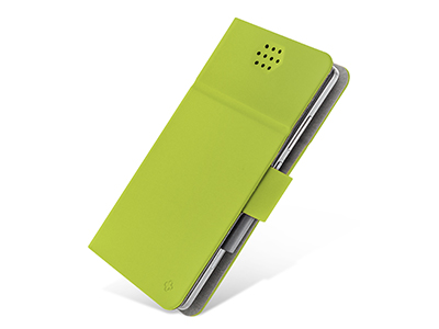 Oppo Find X2 Lite - Custodia book serie FOLD colore Green Universale taglia XXL fino 6'