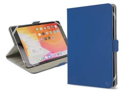 Samsung GT-P7500 Galaxy Tab 10.1 3G + Wi-Fi - Custodia book EcoPelle serie PANAMA Colore Blu Universale  per Tablet 9-11