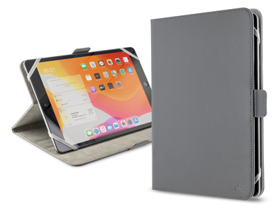 Samsung SM-T220 Galaxy Tab A7 Lite - Custodia book EcoPelle serie PANAMA Colore Grigio Universale  per Tablet 9-11