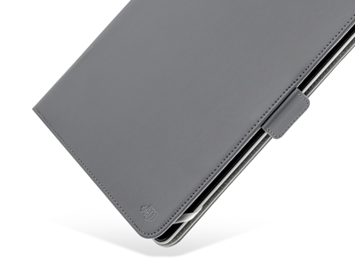 Samsung GT-P7500 Galaxy Tab 10.1 3G + Wi-Fi - Custodia book EcoPelle serie PANAMA Colore Grigio Universale  per Tablet 9-11