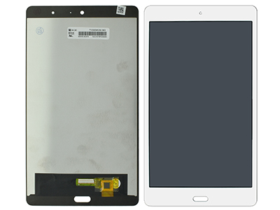 Huawei Media Pad M3 Lite 8 LTE - Lcd + Touchscreen Bianco
