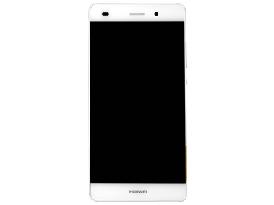 Huawei P8 Lite - Lcd + Touchscreen + Frame + Batteria + Vibrazione + Altoparlante + Tasti Laterali  Bianco
