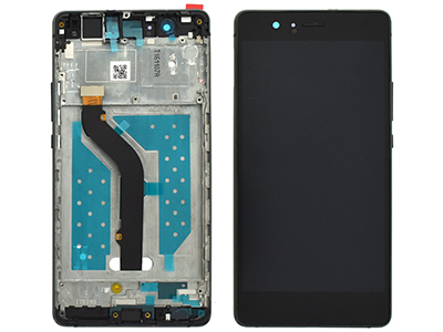 Huawei P9 Lite - Lcd + Touch screen + Frame + Tasti Laterali Nero