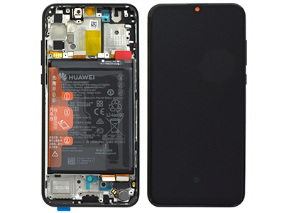 Huawei P Smart S - Lcd + Touchscreen + Frame + Batteria + Vibrazione + Altoparlante + Tasti  Midnight Black