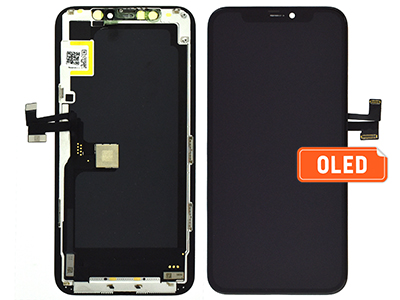 Apple iPhone 11 Pro - Lcd+Touchscreen Nero - Qualità   Eccelsa AA+ OLED **Stessa Tecnologia dell' Originale**