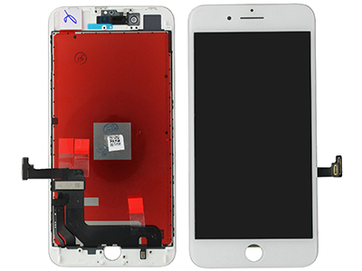Apple iPhone 8 Plus - Lcd+Touch  Bianco  **Qualità Ottima - Matrice Sharpe-Lge** Grade-AA