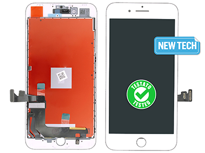 Apple iPhone 8 Plus - Lcd+Touch   Bianco  *Qualità Eccelsa - Matrice Compatibile* Grade-AAA+ (NEW TECHNOLOGY)