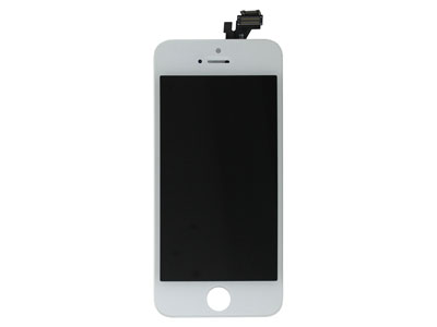 Apple iPhone 5 - Lcd+Touch  Bianco  *Qualità  Ottima - Matrice Sharpe-Lge** Grade-AA