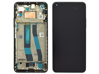 Xiaomi Mi 11 Lite - Lcd + Touch screen + Frame + Tasti Laterali Boba Black
