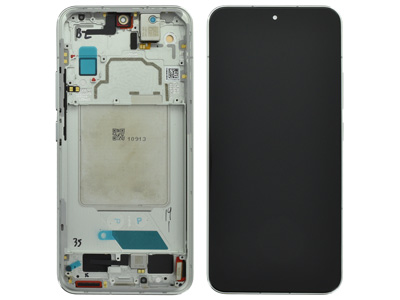 Xiaomi Xiaomi 13 - Lcd + Touch Screen + Frame + Tasti Laterali White