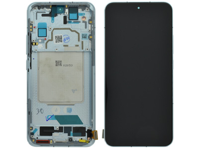 Xiaomi Xiaomi 13 - Lcd + Touch screen + Frame + Tasti Laterali Mountain Blue