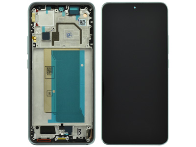 Xiaomi Xiaomi 13T - Lcd + Touch Screen + Frame + Tasti Laterali Meadow Green