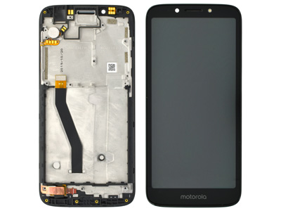 Motorola Moto E5 Play - Lcd + Touch Screen + Frame Black