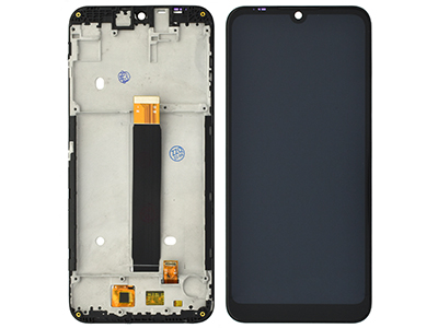Motorola Moto E6 Plus - Lcd + Touchscreen + Frame Black