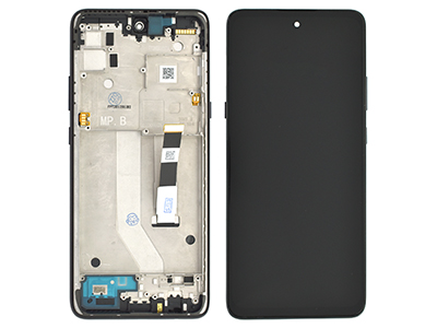 Motorola Moto G 5G - Lcd + Touch Screen + Frame Black
