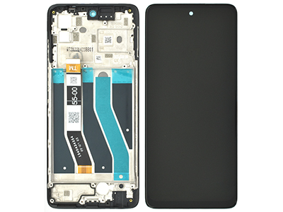 Motorola Moto G62 5G - Lcd + Touch Screen + Frame Black