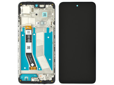 Motorola Moto G73 - Lcd + Touch Screen + Frame Black