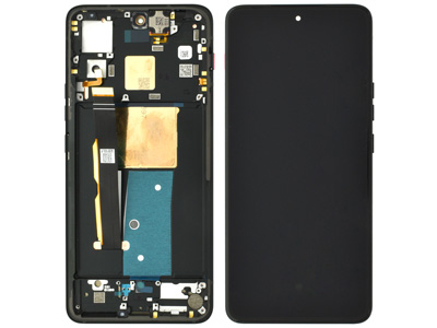 Motorola ThinkPhone - Lcd + Touchscreen + Frame + Tasti Laterali + Altoparlante Carbon black